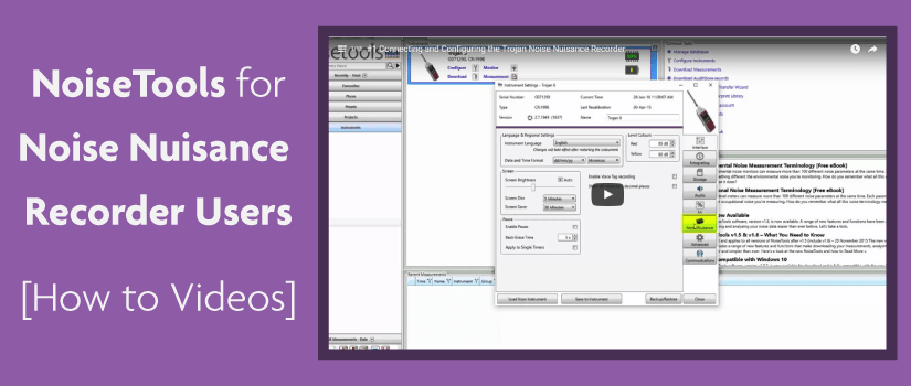 NoiseTools for Noise Nuisance Recorder Users