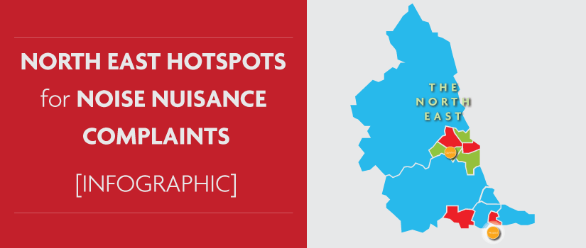 North East Hotspots for Noise Nuisance Complaints